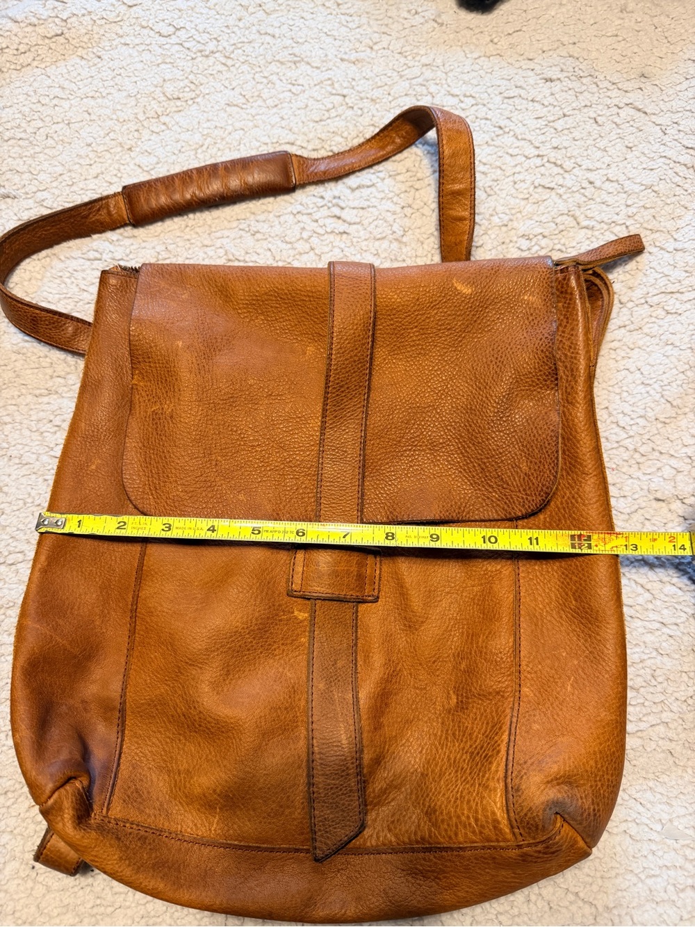 Duluth Trading Co Lifetime Leather Convertible Shoulder Bag/Backpack - Picture 4 of 6